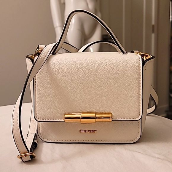 Nine West Ledger Mini Satchel Bag | Nordstromrack NWOT White Nine West Hollis Mini Crossbody flapbag/satchel